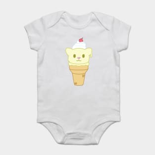 Ice cream cat vanilla Baby Bodysuit